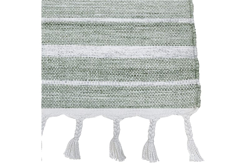 Bademli Ryeteppe 140x200 cm - Grønn - Tekstiler & tepper - Teppe & matte - Flatvevde tepper