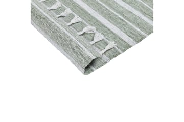Bademli Ryeteppe 140x200 cm - Grønn - Tekstiler & tepper - Teppe & matte - Flatvevde tepper