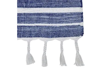 Bademli Ryeteppe 160x230 cm - Blå - Tekstiler & tepper - Teppe & matte - Moderne matte - Ryetepper