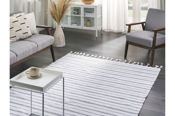 Bademli Ryeteppe 160x230 cm - Grå - Tekstiler & tepper - Teppe & matte - Moderne matte - Ryetepper