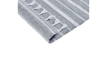 Bademli Ryeteppe 80x150 cm - Grå - Tekstiler & tepper - Teppe & matte - Flatvevde tepper