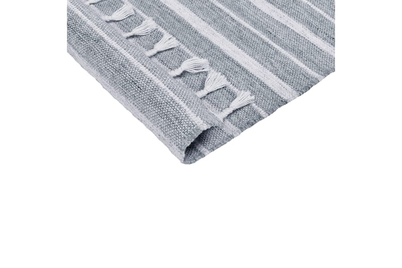 Bademli Ryeteppe 80x150 cm - Grå - Tekstiler & tepper - Teppe & matte - Flatvevde tepper
