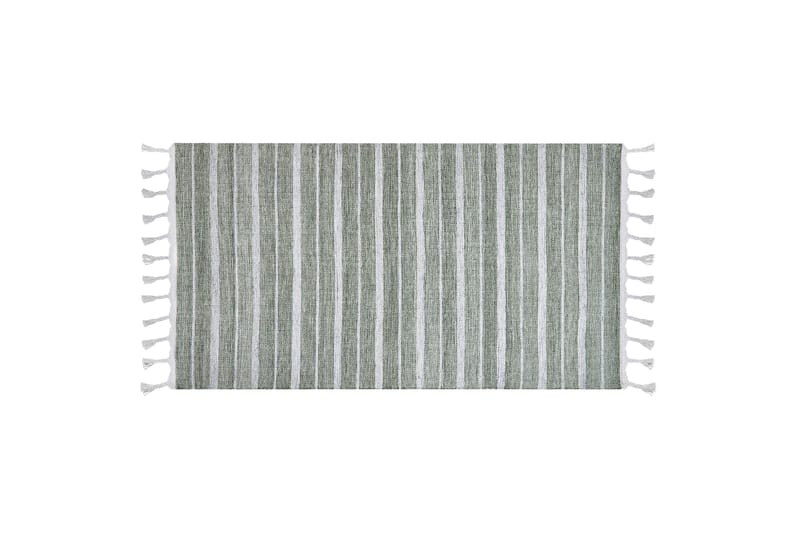 Bademli Ryeteppe 80x150 cm - Grønn - Tekstiler & tepper - Teppe & matte - Flatvevde tepper