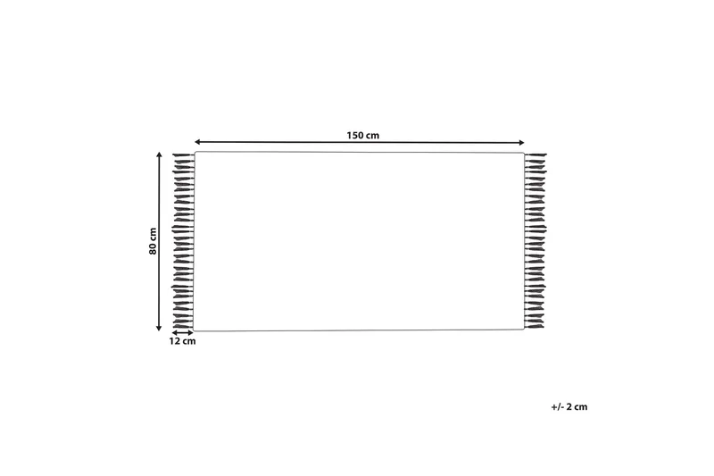 Bademli Ryeteppe 80x150 cm - Grønn - Tekstiler & tepper - Teppe & matte - Moderne matte - Ryetepper