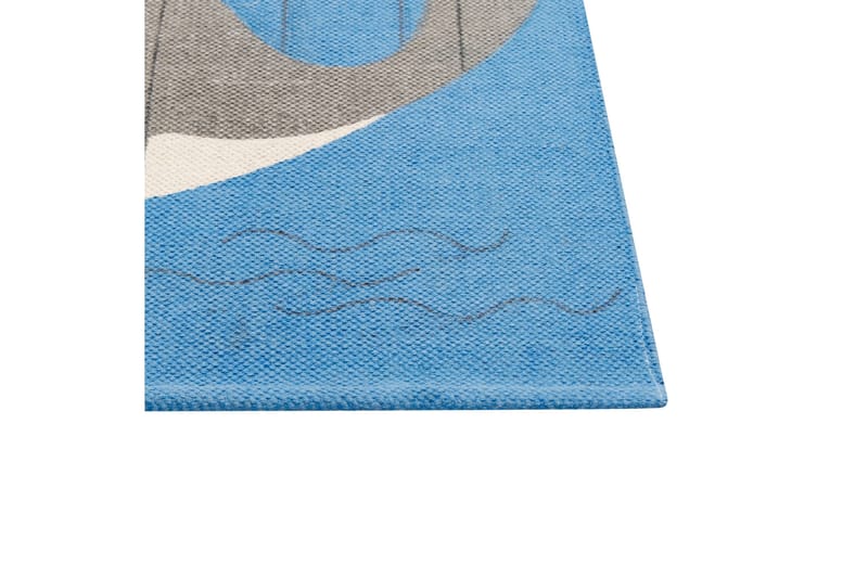 Balabang Bomullsteppe 80x150 cm - Blå - Tekstiler & tepper - Teppe & matte - Moderne matte - Bomullsmatter