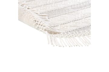 Baltalar Ullteppe 140 cm Rund - Beige - Tekstiler & tepper - Teppe & matte - Moderne matte - Ullteppe