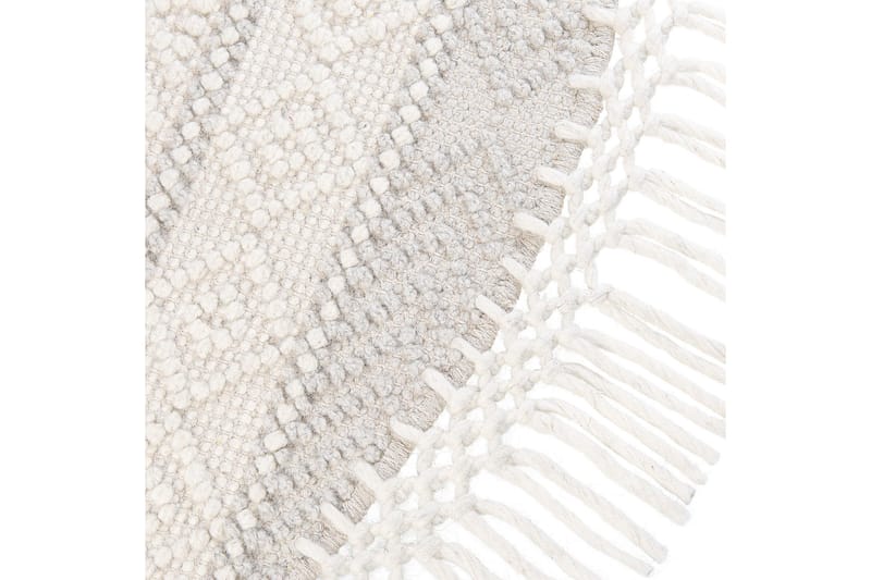 Baltalar Ullteppe 140 cm Rund - Beige - Tekstiler & tepper - Teppe & matte - Moderne matte - Ullteppe