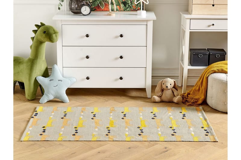 Bankgo Bomullsteppe 80x150 cm - Grå - Tekstiler & tepper - Teppe & matte - Moderne matte - Bomullsmatter