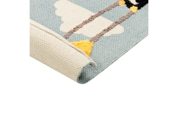 Barus Bomullsteppe 80x150 cm - Blå - Tekstiler & tepper - Teppe & matte - Moderne matte - Bomullsmatter