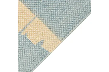 Barus Bomullsteppe 80x150 cm - Blå - Tekstiler & tepper - Teppe & matte - Moderne matte - Bomullsmatter