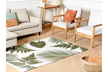 Barzah Ryeteppe 140x200 cm - Grønn - Tekstiler & tepper - Teppe & matte - Moderne matte - Ryetepper