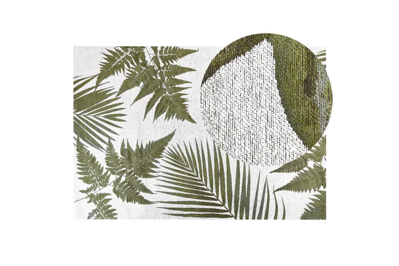 Barzah Ryeteppe 140x200 cm - Grønn - Tekstiler & tepper - Teppe & matte - Moderne matte - Ryetepper