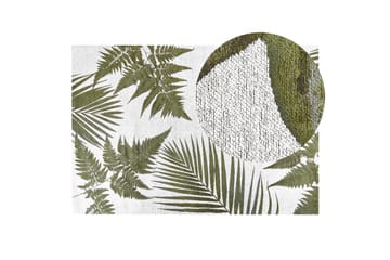 Barzah Ryeteppe 140x200 cm - Grønn - Tekstiler & tepper - Teppe & matte - Moderne matte - Bomullsmatter
