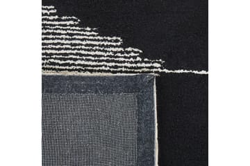 Bathinda Ryeteppe 140x200 cm - Svart/hvit - Tekstiler & tepper - Teppe & matte - Moderne matte - Ryetepper