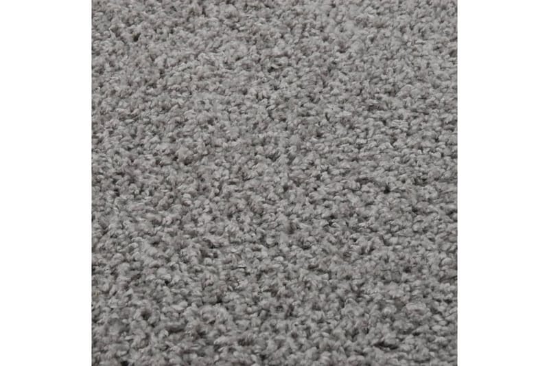 beBasic Flossteppe raggete grå 120x170 cm - GrÃ¥ - Ryetepper