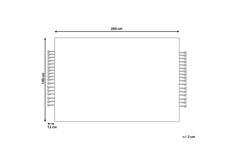 Berissa Juteteppe 140x200 cm - Beige - Tekstiler & tepper - Teppe & matte - Moderne matte - Jutematter & hampematter