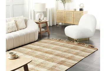 Berissa Juteteppe 140x200 cm - Beige - Tekstiler & tepper - Teppe & matte - Moderne matte - Jutematter & hampematter