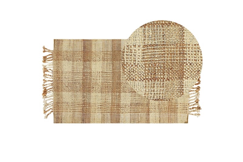 Berissa Juteteppe 80x150 cm - Beige - Tekstiler & tepper - Teppe & matte - Moderne matte - Jutematter & hampematter