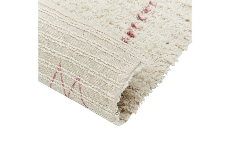 Bettiah Bomullsteppe 140x200 cm - Beige - Tekstiler & tepper - Teppe & matte - Moderne matte - Bomullsmatter