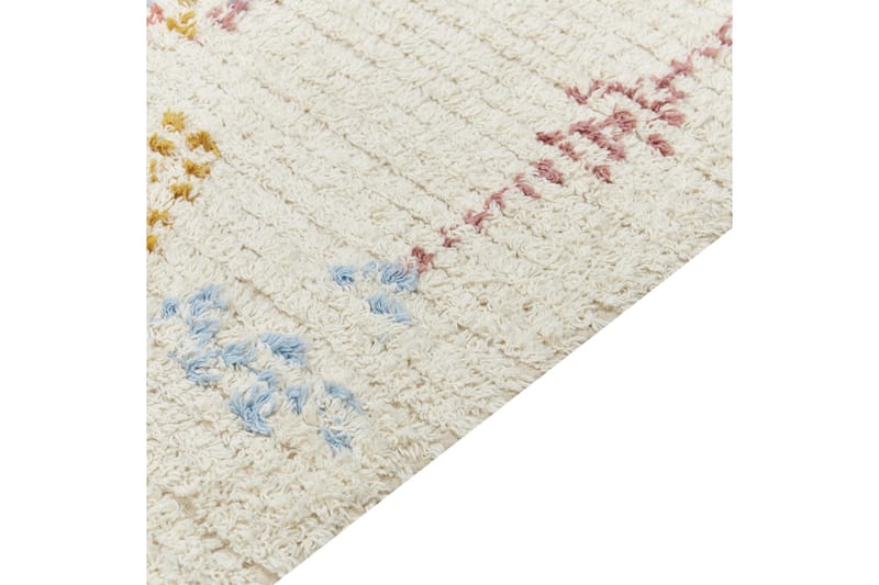 Bettiah Bomullsteppe 160x230 cm - Beige - Tekstiler & tepper - Teppe & matte - Moderne matte - Bomullsmatter