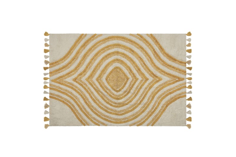 Bingol Ryeteppe 140x200 cm, Gul