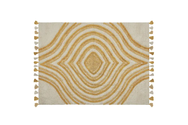 Bingol Ryeteppe 160x230 cm, Gul