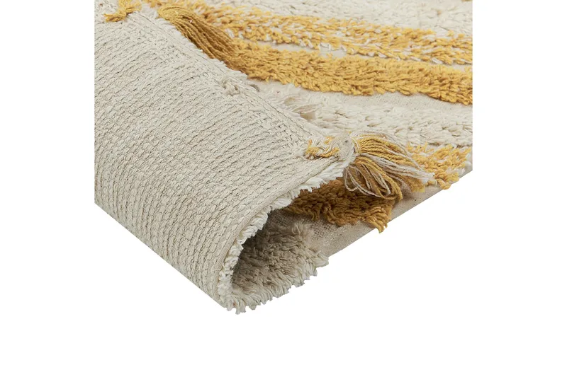 Bingol Ryeteppe 160x230 cm - Gul - Tekstiler & tepper - Teppe & matte - Moderne matte - Ryetepper