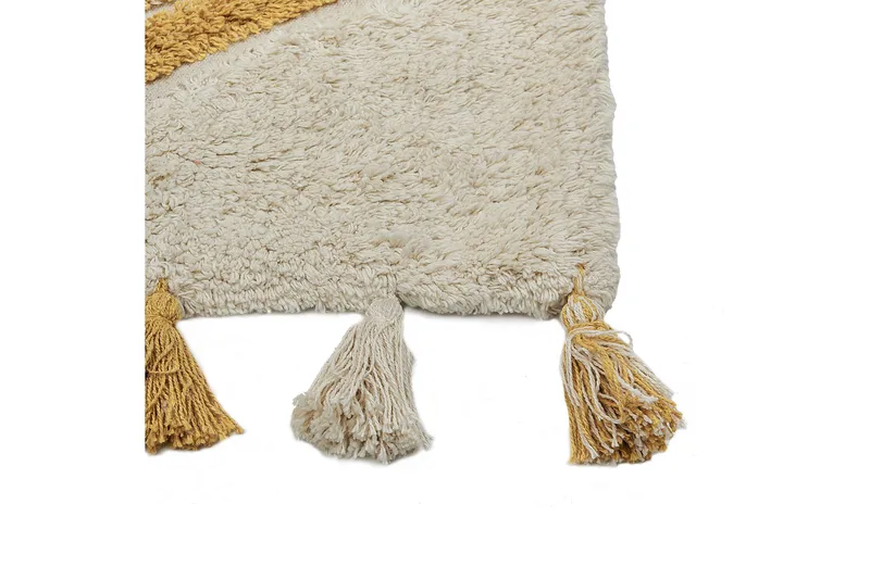 Bingol Ryeteppe 160x230 cm - Gul - Tekstiler & tepper - Teppe & matte - Moderne matte - Ryetepper