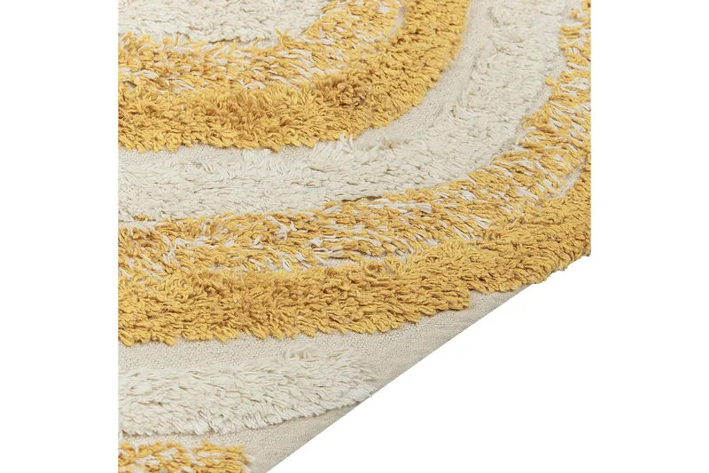 Bingol Ryeteppe 80x150 cm - Gul - Tekstiler & tepper - Teppe & matte - Moderne matte - Ryetepper