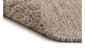 Birka Ullmatte Rund 200 cm - Mørk lin - Tekstiler & tepper - Teppe & matte - Moderne matte - Ullteppe