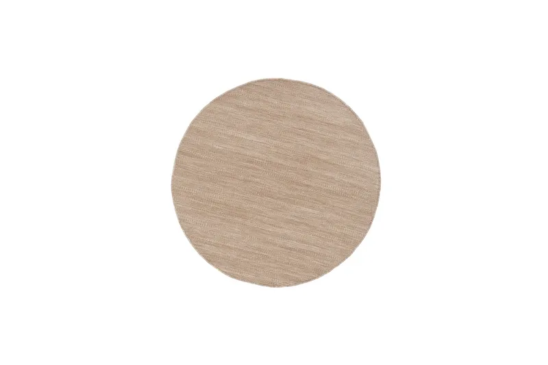 Birka Ullteppe Ø120 cm Rund, Sand