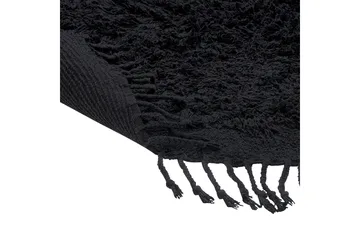 Bitlis Ryeteppe 140 cm Rund - Svart - Tekstiler & tepper - Teppe & matte - Moderne matte - Ryetepper