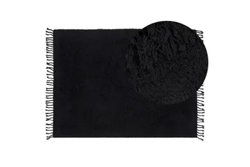 Bitlis Ryeteppe 140x200 cm - Svart - Tekstiler & tepper - Teppe & matte - Moderne matte - Bomullsmatter