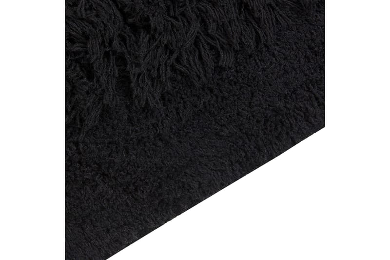 Bitlis Ryeteppe 140x200 cm - Svart - Tekstiler & tepper - Teppe & matte - Moderne matte - Bomullsmatter