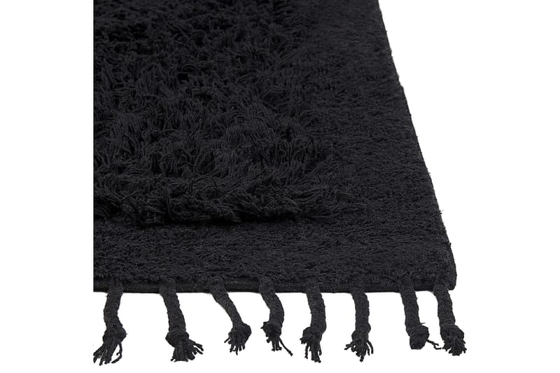 Bitlis Ryeteppe 140x200 cm - Svart - Tekstiler & tepper - Teppe & matte - Moderne matte - Bomullsmatter