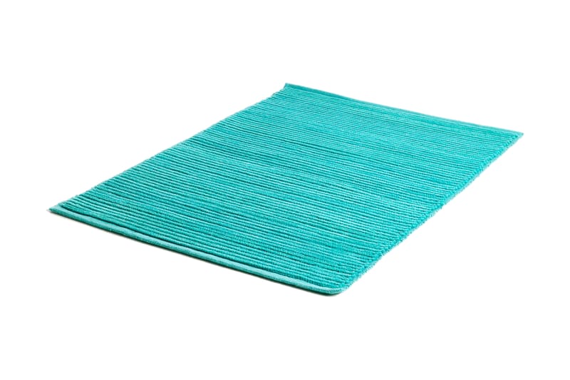 Bomullsmatte Ribb 60x90 Turkis - Filleryer