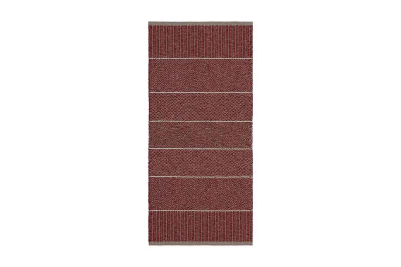 Bomullsmatta Alice Mixed 200x250 cm Mørkerød - Horredsmattan - Tekstiler & tepper - Teppe & matte - Moderne matte - Bomullsmatter