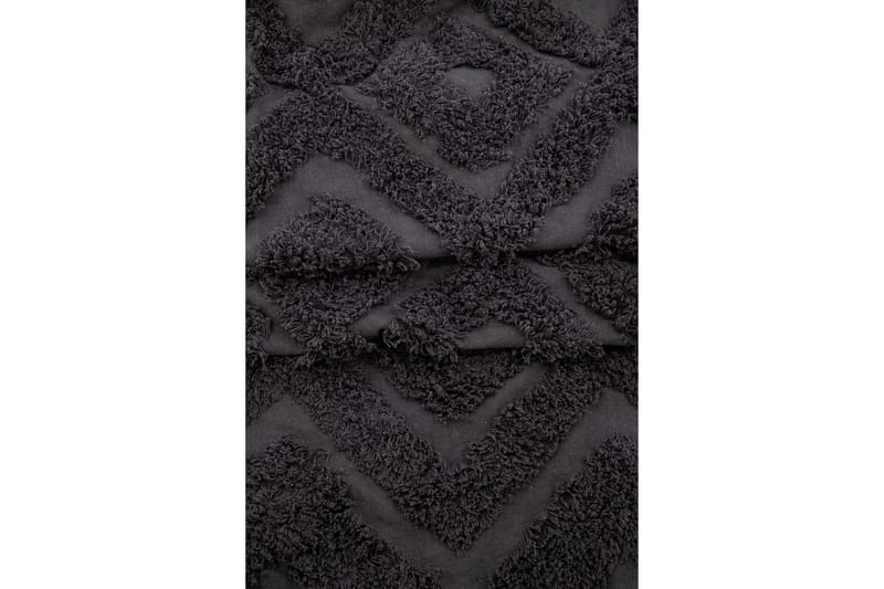 Bomullsmatte Hilma Rektangulær 200x300 cm - Mørkegrå - Bomullsmatter