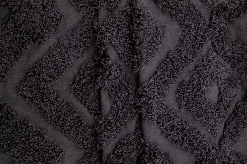 Bomullsmatte Hilma Rektangulær 200x300 cm - Mørkegrå - Bomullsmatter