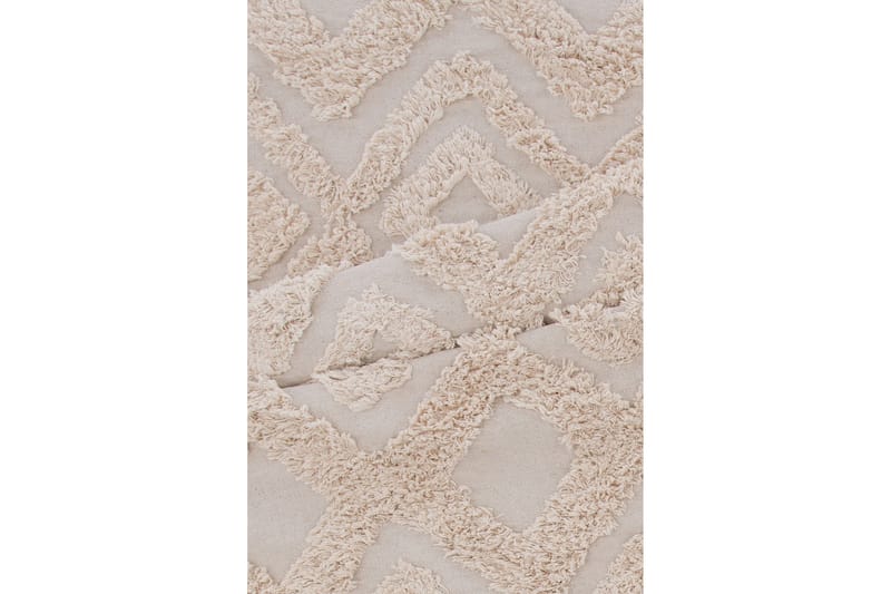 Bomullsteppe Hilma 230x160 cm - Offwhite - Bomullsmatter