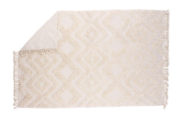 Hilma Bomullsmatte Rektangulær 250x350 cm - Hvid - Tekstiler & tepper - Teppe & matte - Moderne matte - Bomullsmatter