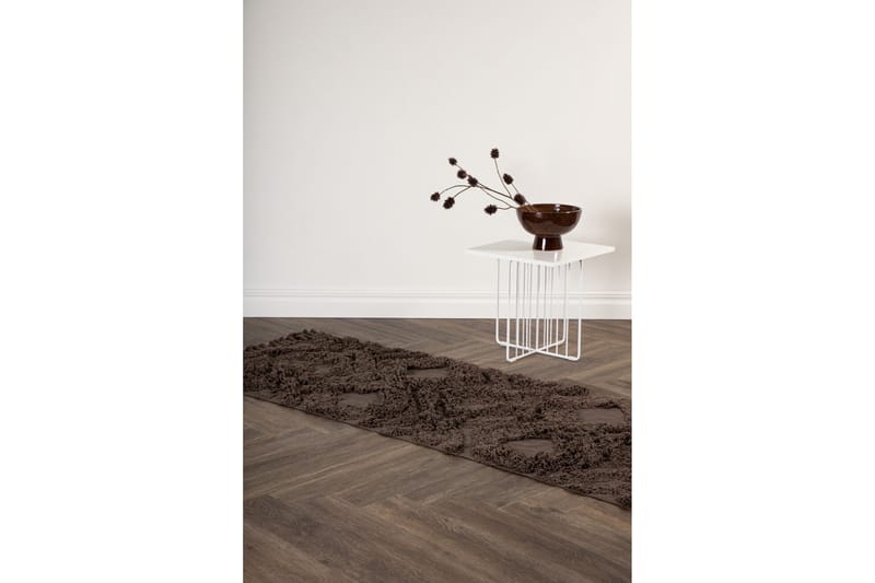 Hilma Bomullsmatte Rektangulær 70x200 cm - Brun - Tekstiler & tepper - Teppe & matte - Moderne matte - Bomullsmatter