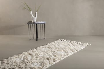 Hilma Bomullsmatte Rektangulær 70x200 cm - Hvid - Tekstiler & tepper - Teppe & matte - Moderne matte - Bomullsmatter
