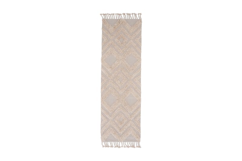Hilma Bomullsteppe 250x80 cm - Offwhite - Tekstiler & tepper - Teppe & matte - Moderne matte - Bomullsmatter