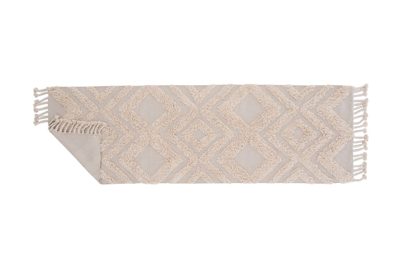Hilma Bomullsteppe 250x80 cm - Offwhite - Tekstiler & tepper - Teppe & matte - Moderne matte - Bomullsmatter
