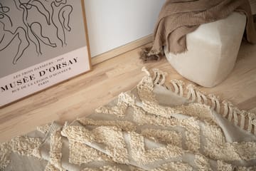Hilma Bomullsteppe 250x80 cm - Offwhite - Tekstiler & tepper - Teppe & matte - Moderne matte - Bomullsmatter