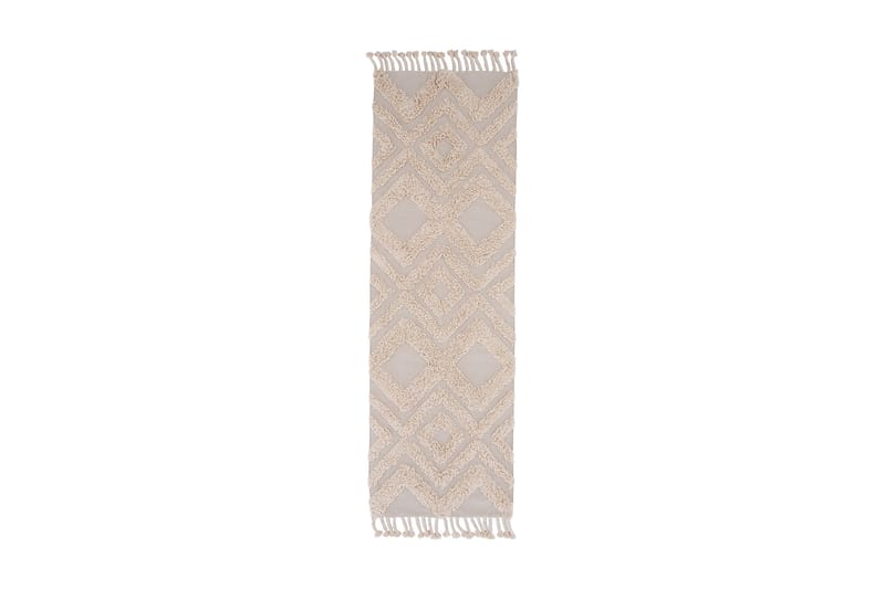 Hilma Bomullsteppe 250x80 cm - Offwhite - Tekstiler & tepper - Teppe & matte - Moderne matte - Bomullsmatter