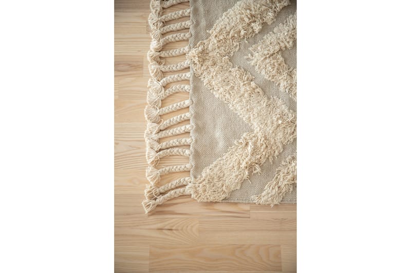 Hilma Bomullsteppe 250x80 cm - Offwhite - Tekstiler & tepper - Teppe & matte - Moderne matte - Bomullsmatter