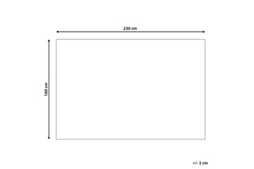 Bomullsteppe Afis 160x230 cm - Beige - Tekstiler & tepper - Teppe & matte - Moderne matte - Bomullsmatter