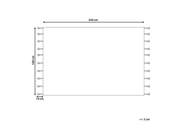 Bomullsteppe Agadir 160x230 cm - Svart/hvit - Tekstiler & tepper - Teppe & matte - Moderne matte - Bomullsmatter